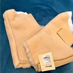 NWT genuine sheep skin skate warmers